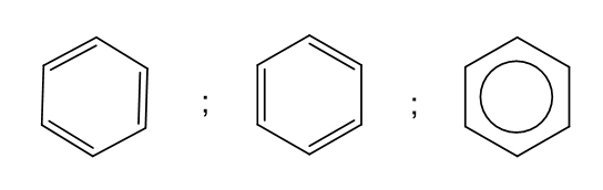 Công thức cấu tạo của benzene olm.